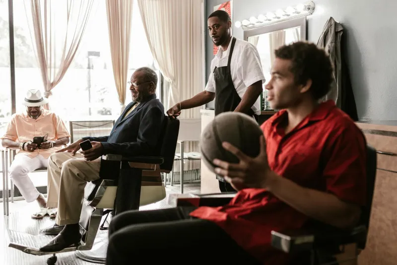 America's Lost Town Square Had Red Leather Chairs and Hot Towels